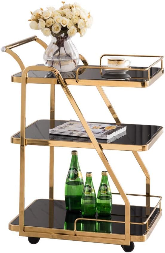 Trolley Cart Kitchen Storage Trolley Stainless Steel