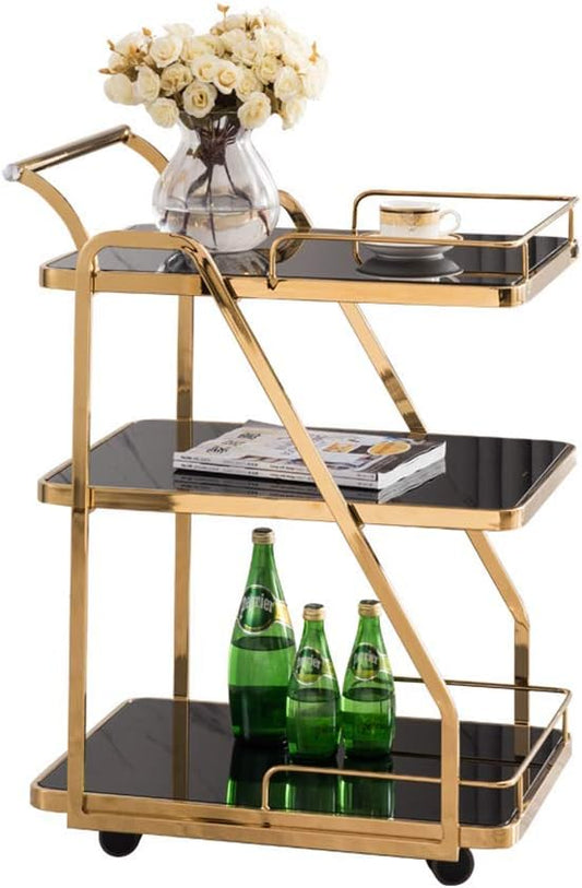 Trolley Cart Kitchen Storage Trolley Stainless Steel