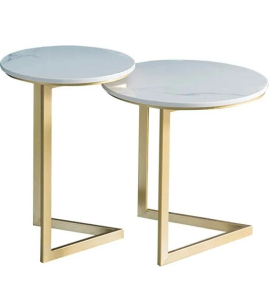 Coffee Tables Storage Circle Fashion Design Table Set of 2