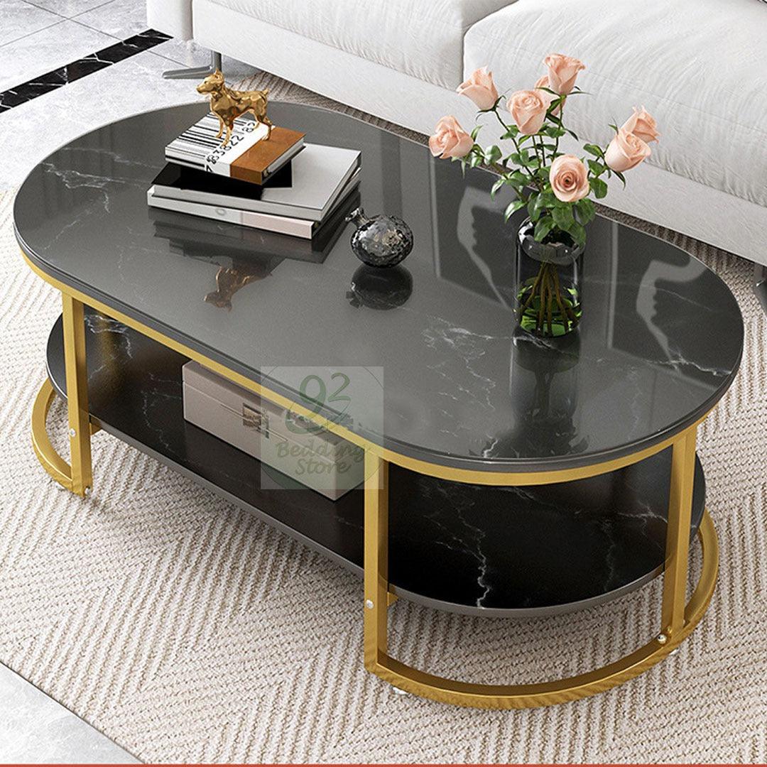LUXURY OVAL MARBLE SHEET TABLE